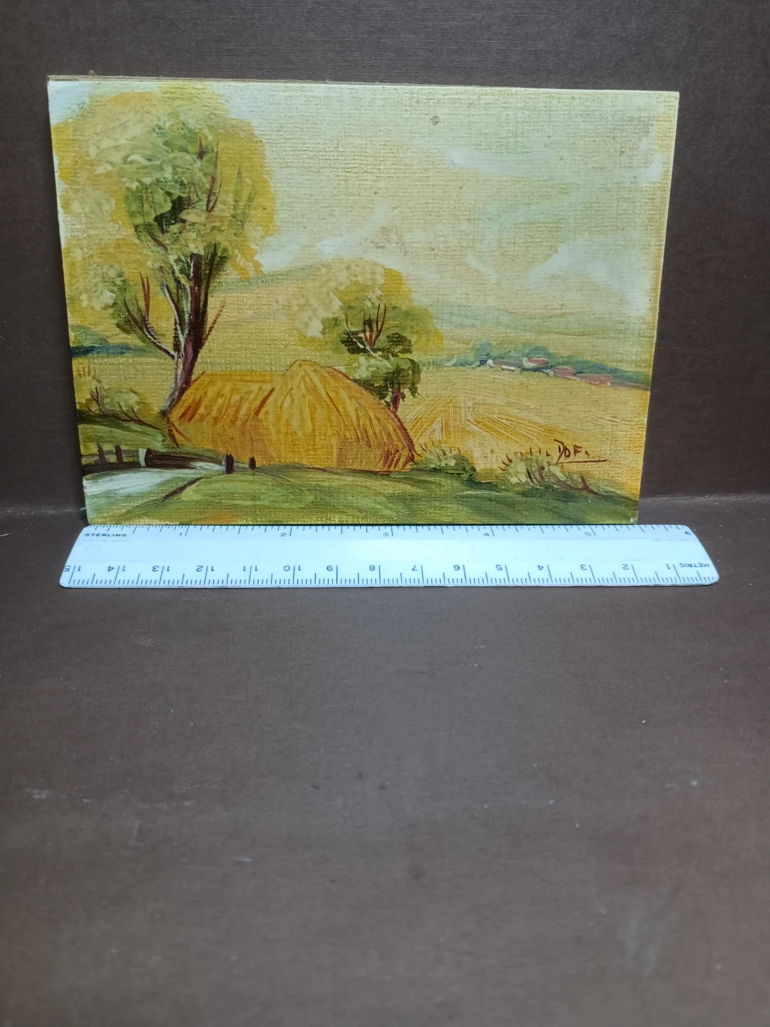 Original Landscape Oil Painting on Board
