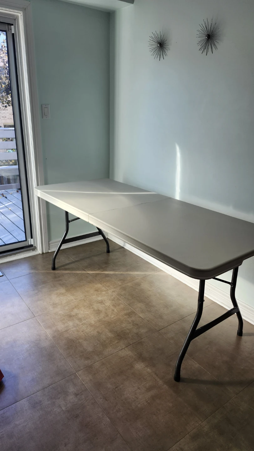 Folding Banquet Table  ( bought from costco 179 ) - photo 2