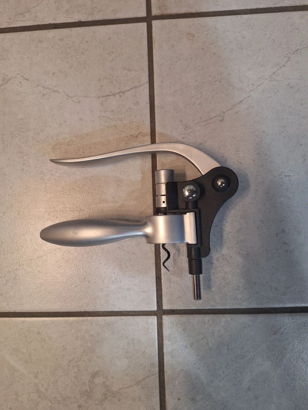 Lever-Style Wine Corkscrew - photo 2