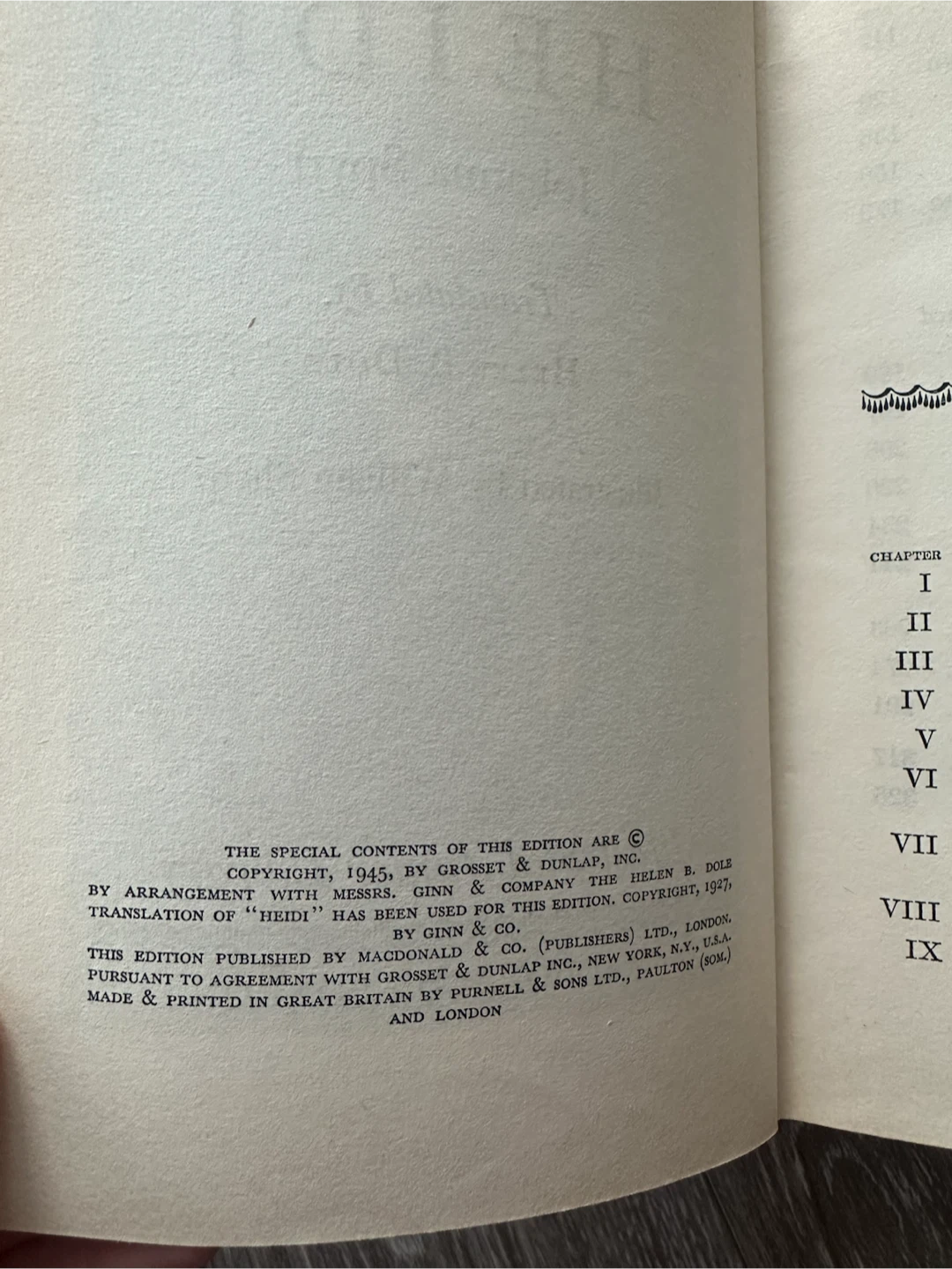 1945 Heidi by Johanna Spyri - Illustrated Junior Library - photo 4