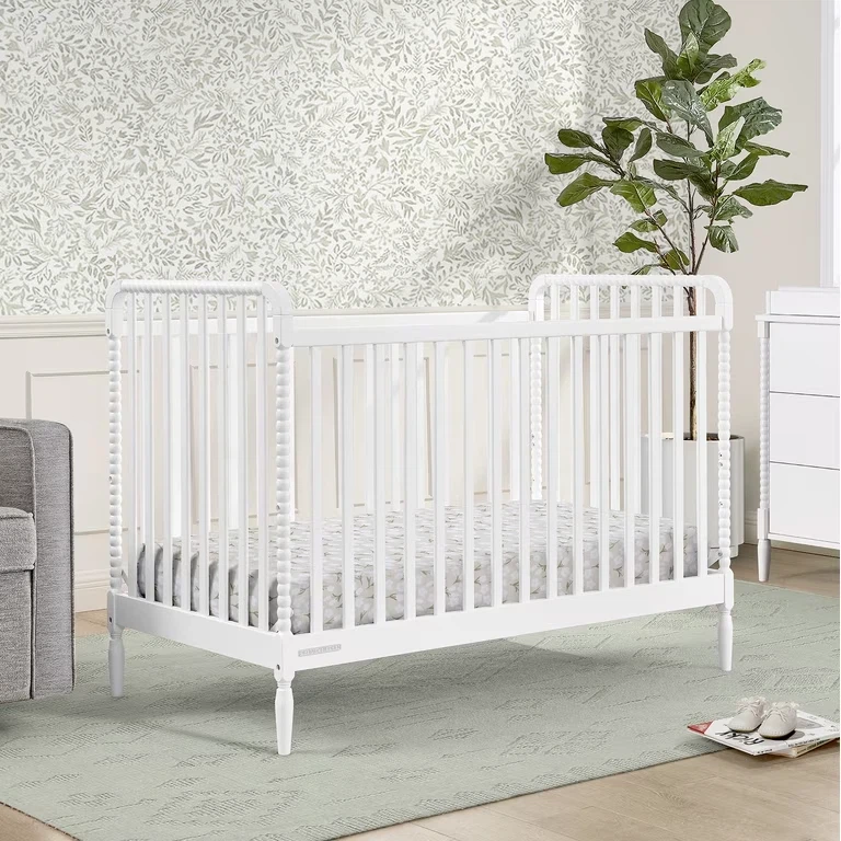 Combo baby crib and White Wooden Baby Changing Table - photo 3