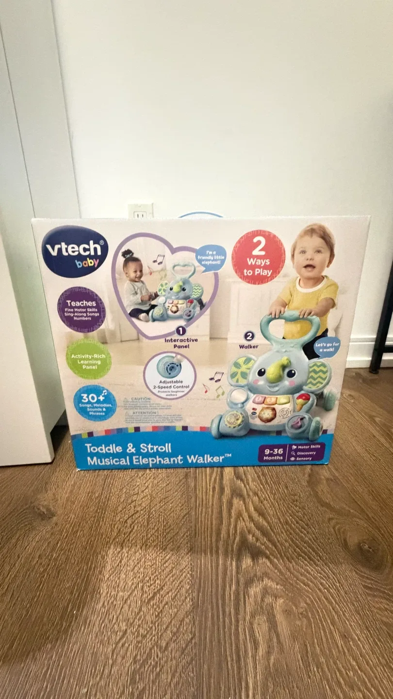 VTech Baby Toddle & Stroll Musical Elephant Walker