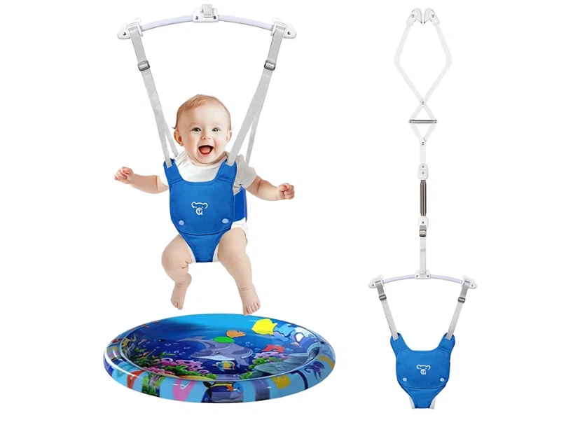 Baby door jumper with seat