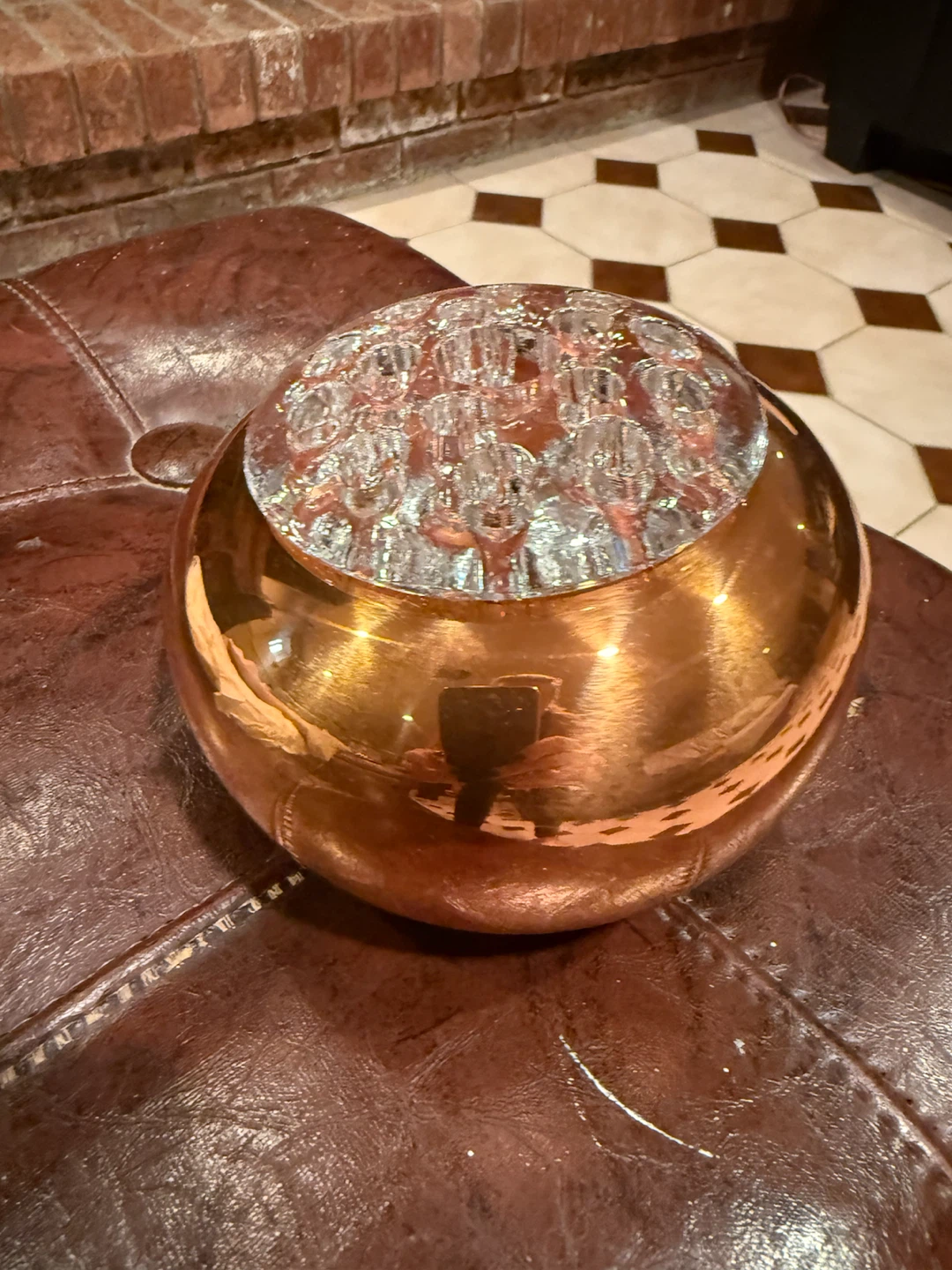 Copper Flower Frog Vase - photo 2