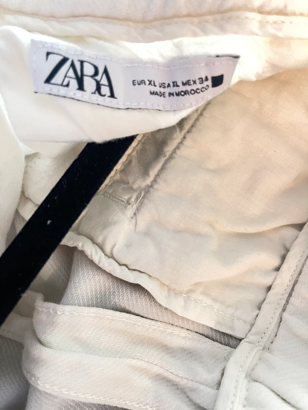 Zara White Casual Pants - photo 4