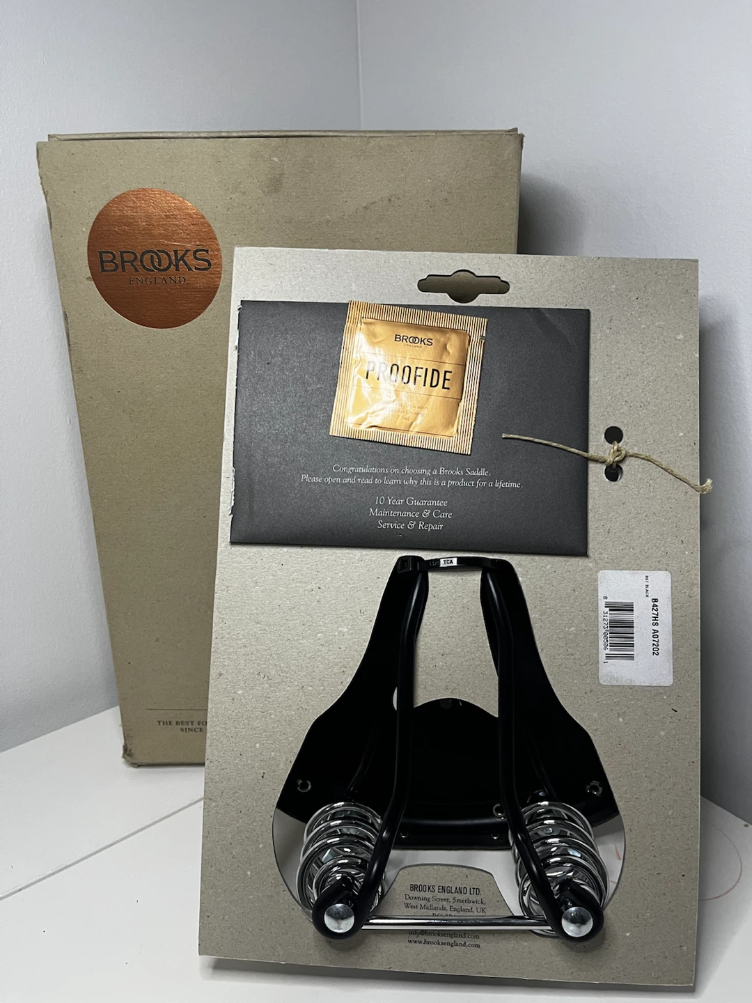 Brooks England B67 Black Leather Bicycle Saddle