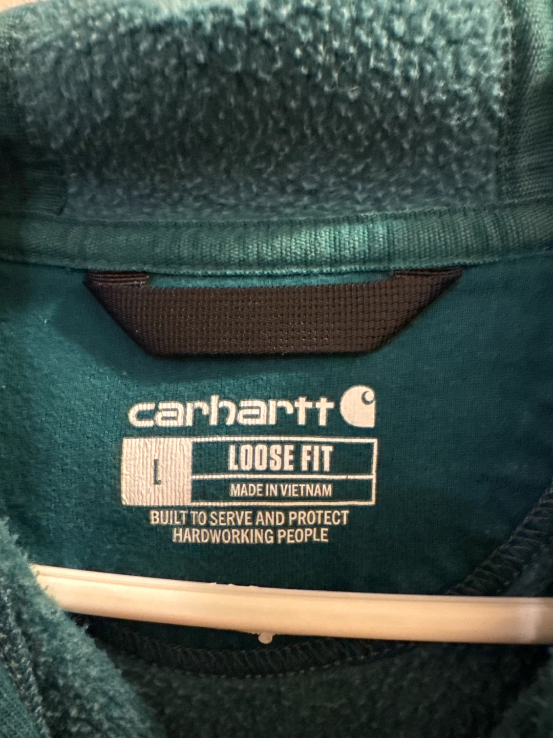 Carhartt Loose Fit Teal Hoodie - Size Large - photo 3