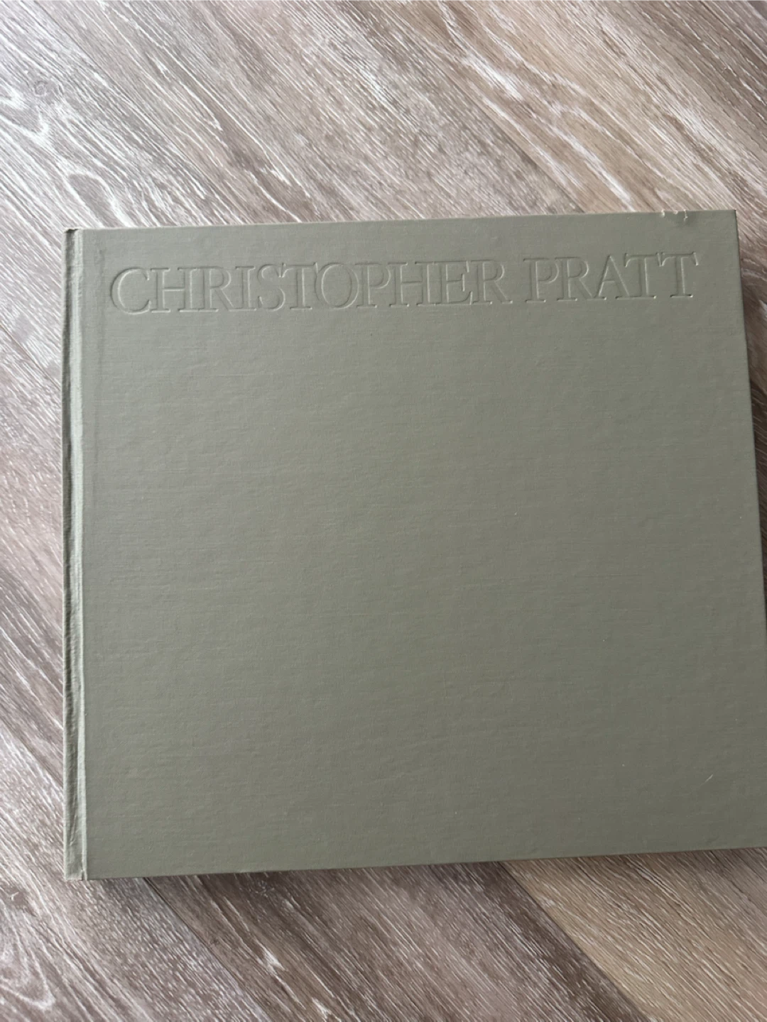Christopher Pratt Art Book signed by artist