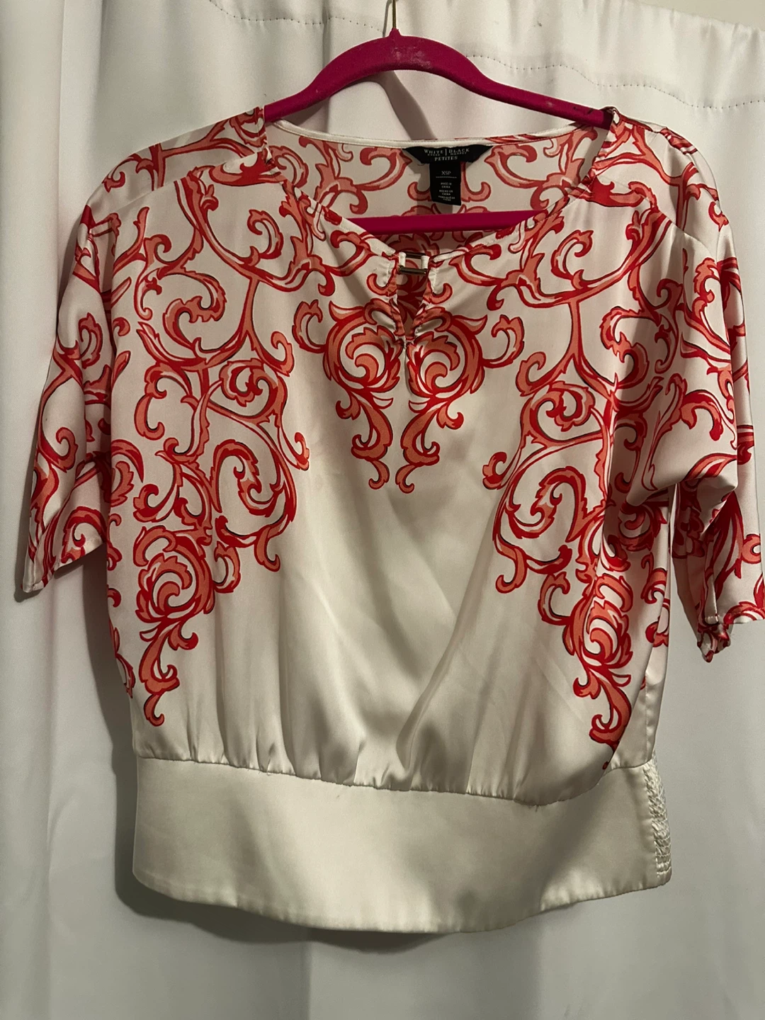 White and black blouse - photo 2