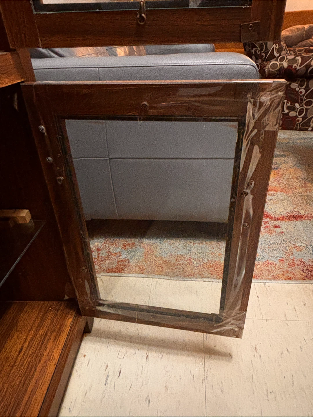 Wooden Display Cabinet with Glass Doors - photo 4