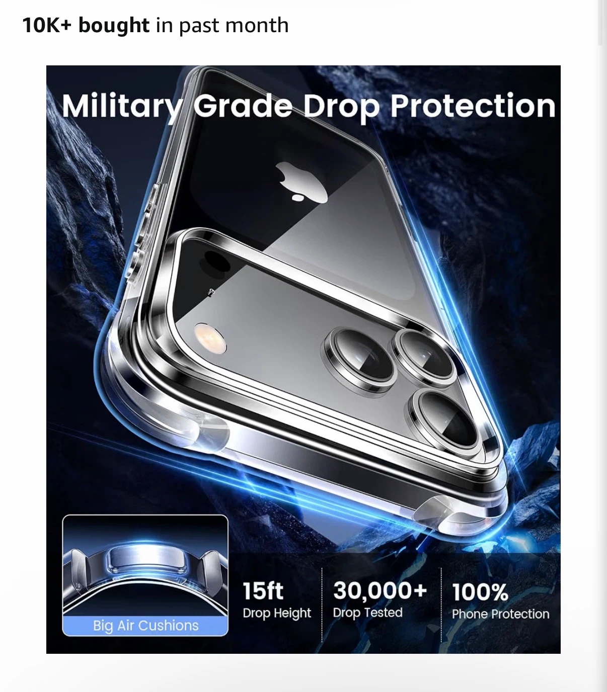 Mkeke Clear Case for iPhone 18 Pro - photo 3