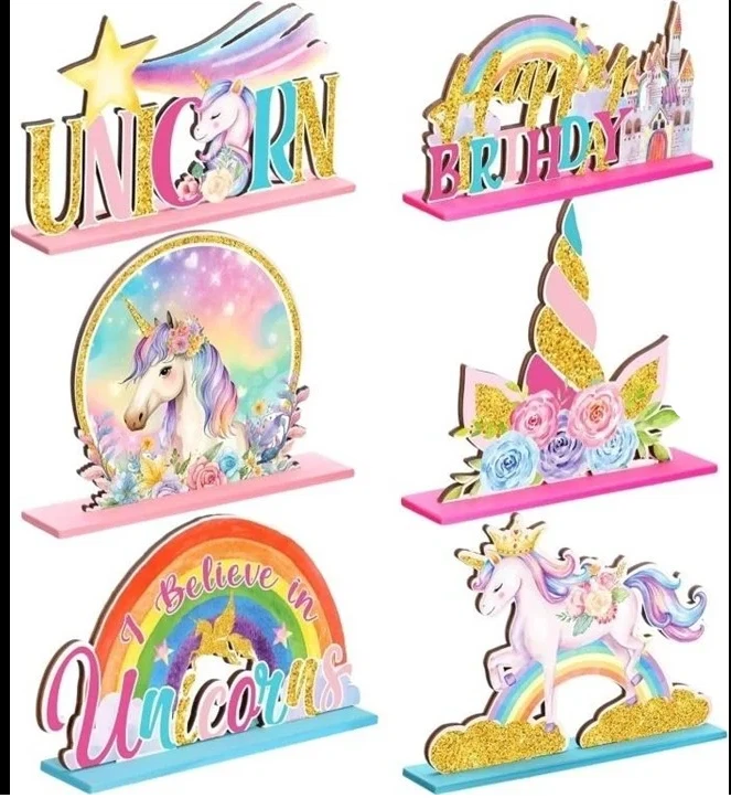 Unicorn Birthday Party Decoration Set