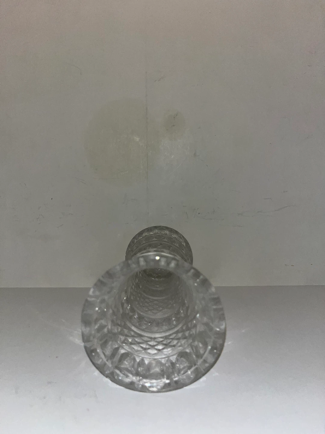 Vintage Clear Cut Glass Vase - photo 3