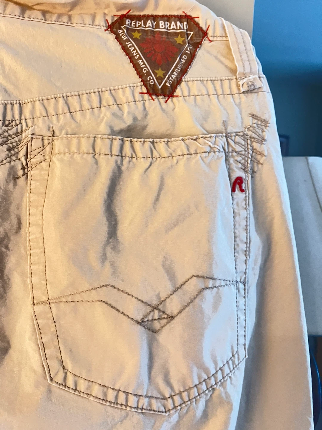 Replay Tan Cotton Pants - photo 2