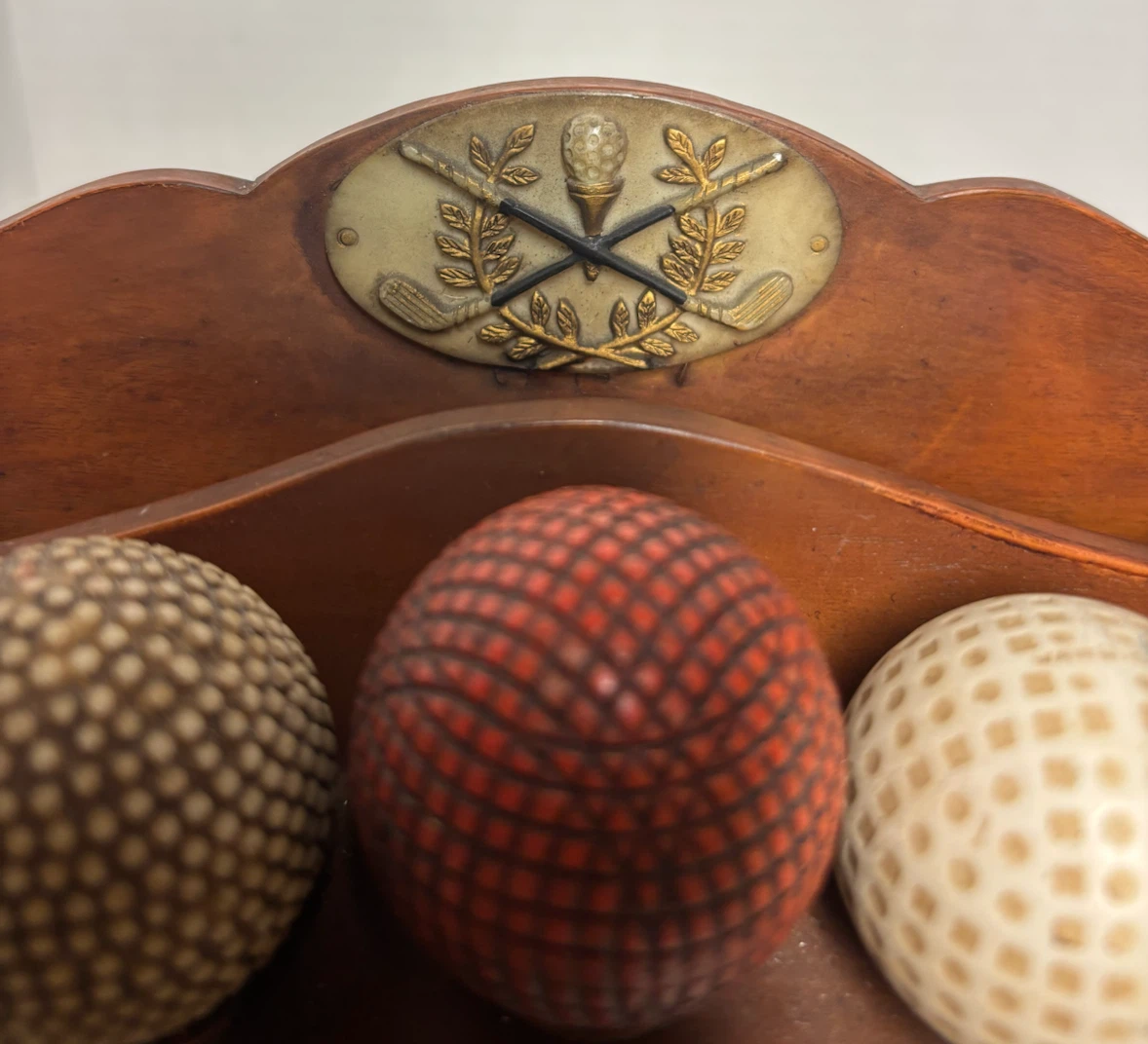 Vintage Golf Ball Display Stand Desk  Organizer - photo 2