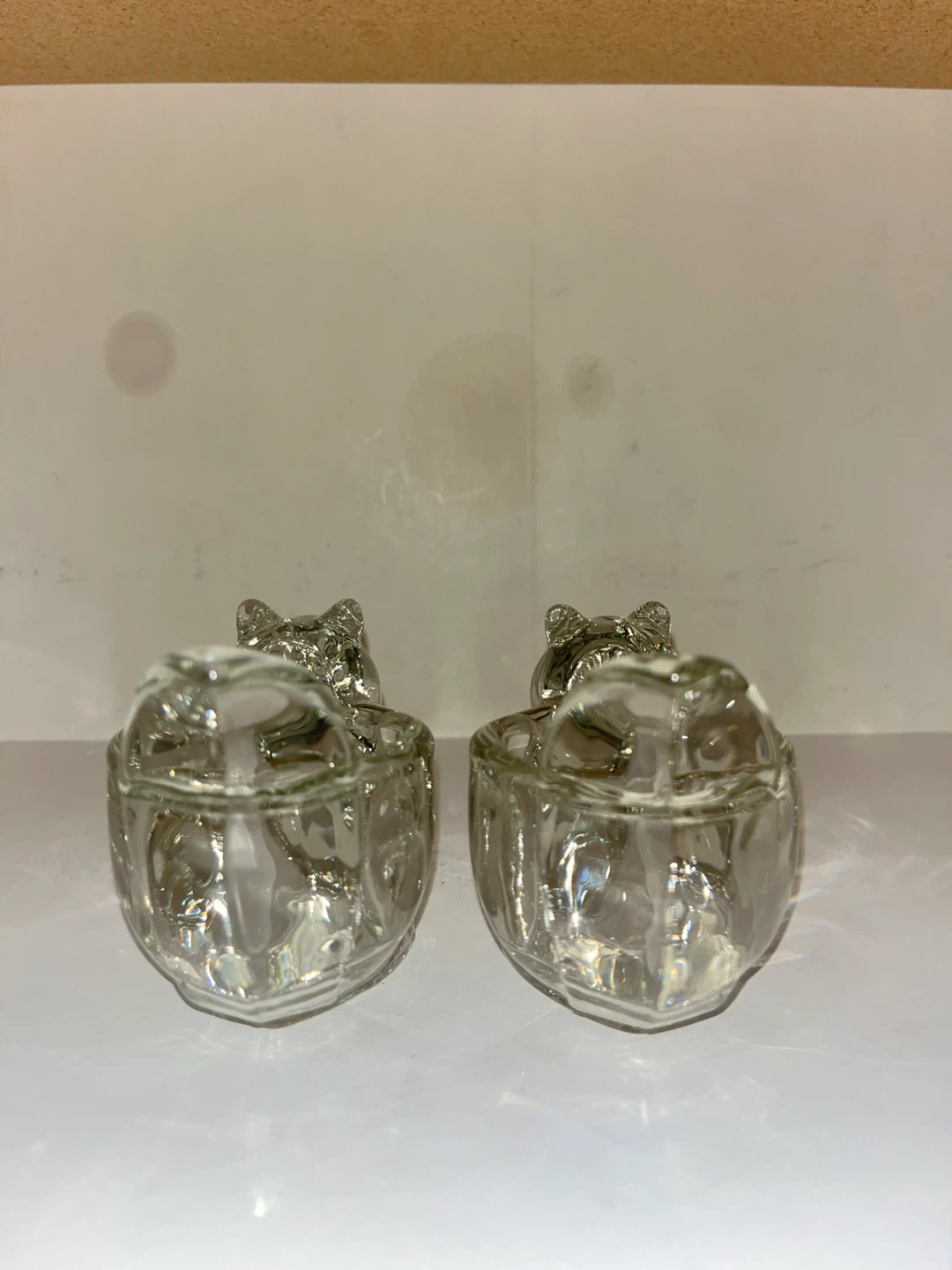 Set of 2 Vintage Glass Squirrel Dishes - photo 3