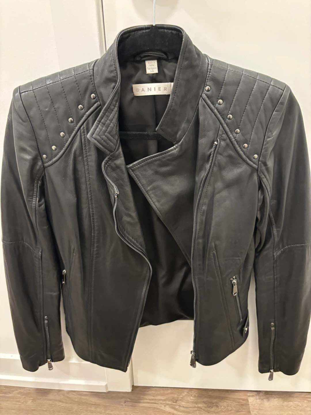 Danier Black Leather Jacket