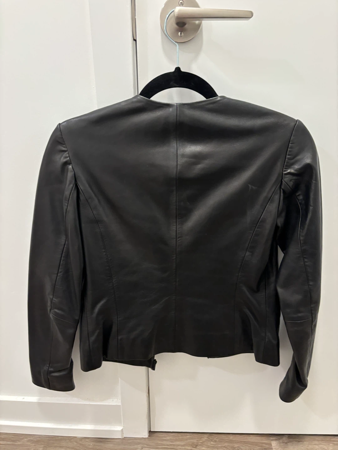 Babaton Black Leather Jacket - photo 2