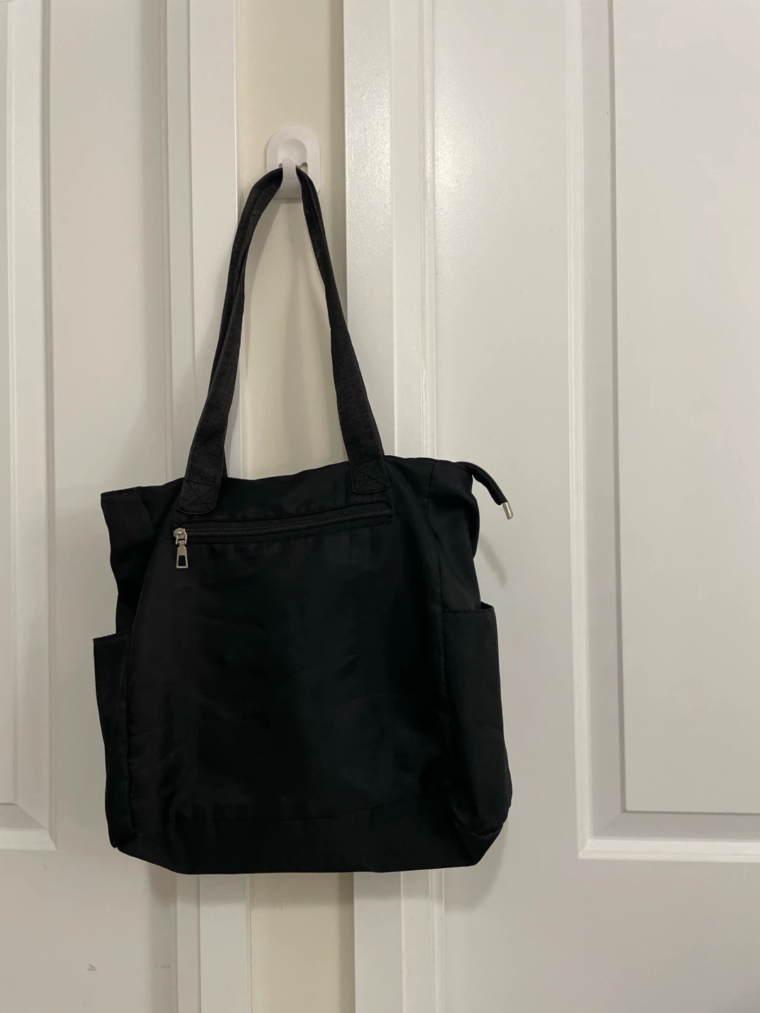Black Nylon Tote Bag - photo 2