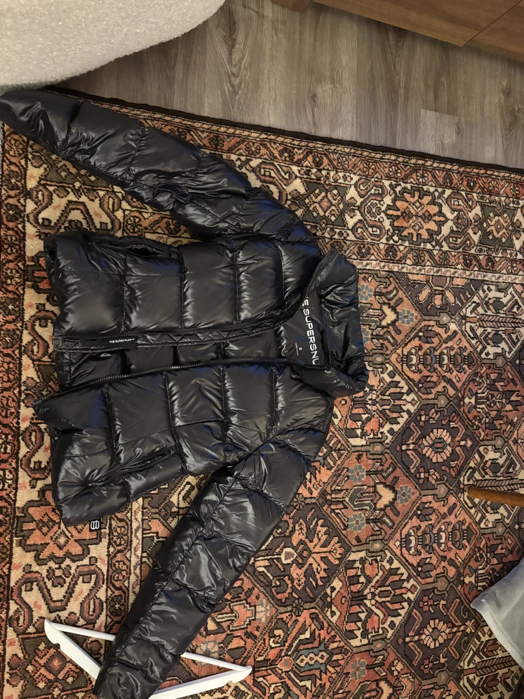Aritzia Super Puff Puffer Jacket Black Small - photo 4