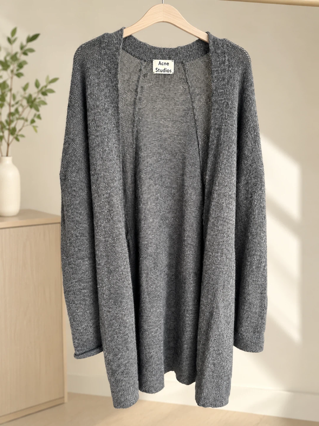 Acne Studios Visa Dress Mohair Grey