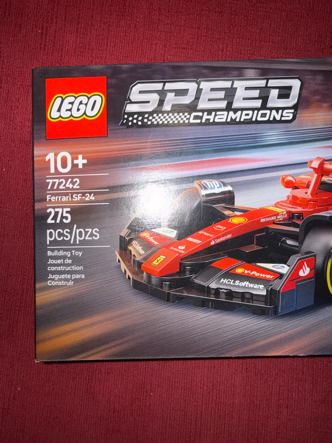 Lego Speed Champions Ferrari SF-24 F1® Race Car 77242 - photo 3