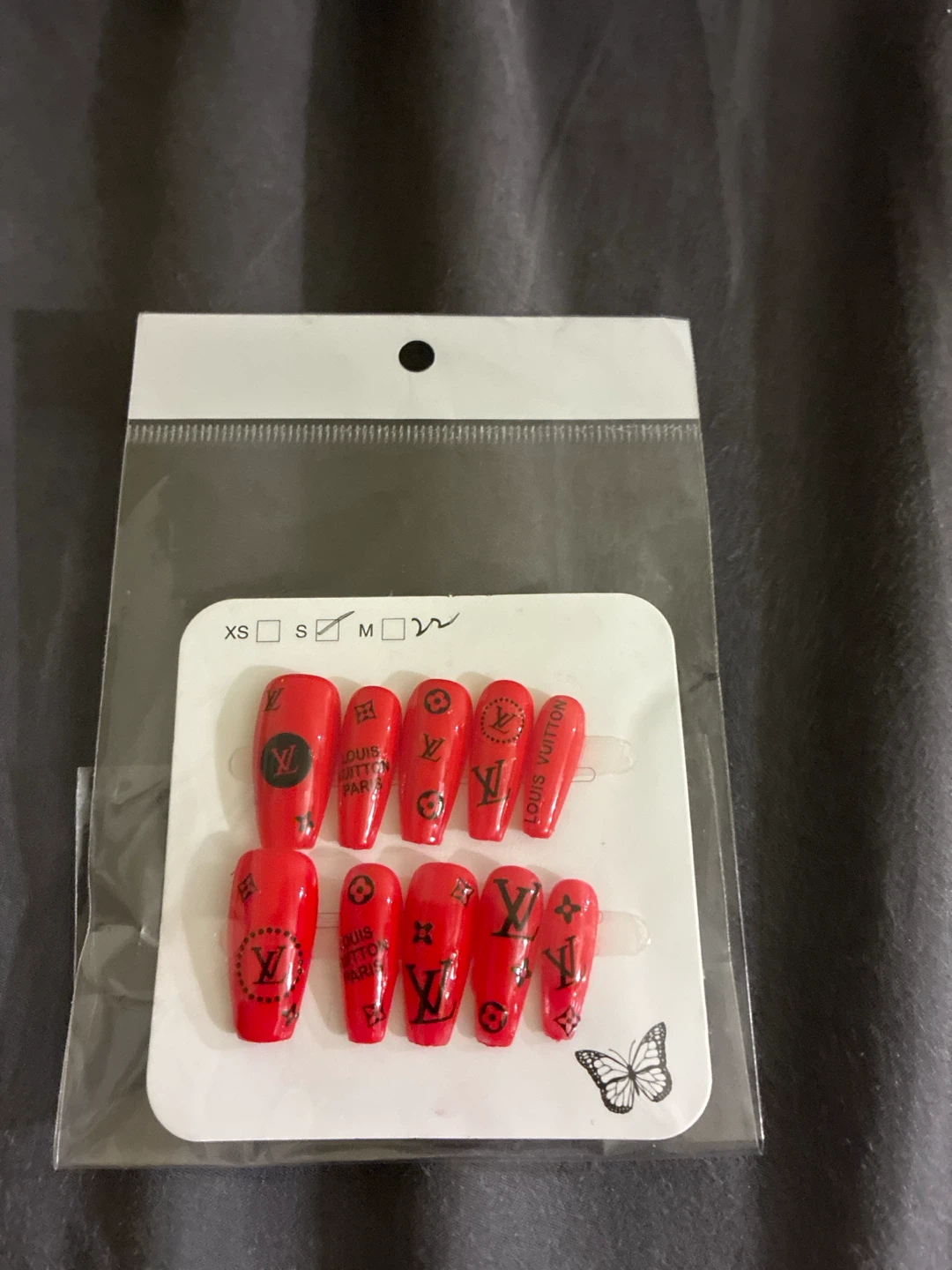 Set of 3 Press-On Nail Art Kits