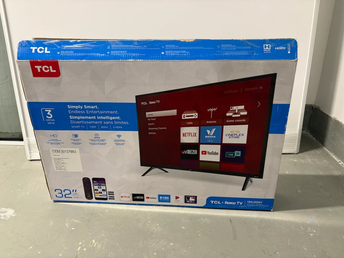 TCL 32-inch 3-Series Roku Smart TV - photo 2