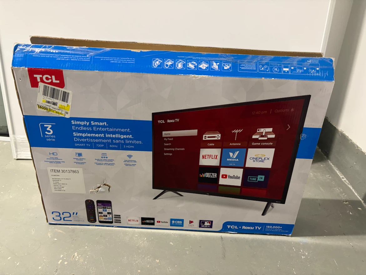 TCL 32-inch 3-Series Roku Smart TV - photo 3