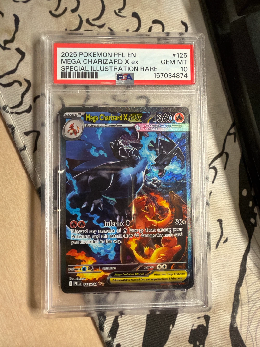 PSA 10 Mega Charizard X ex Special Illustration Rare