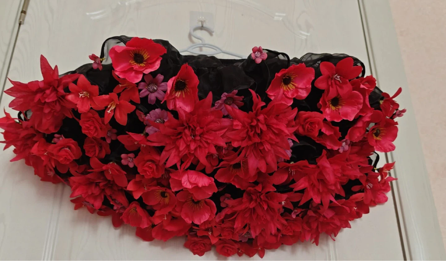 Red and black gothic corset dress - photo 4