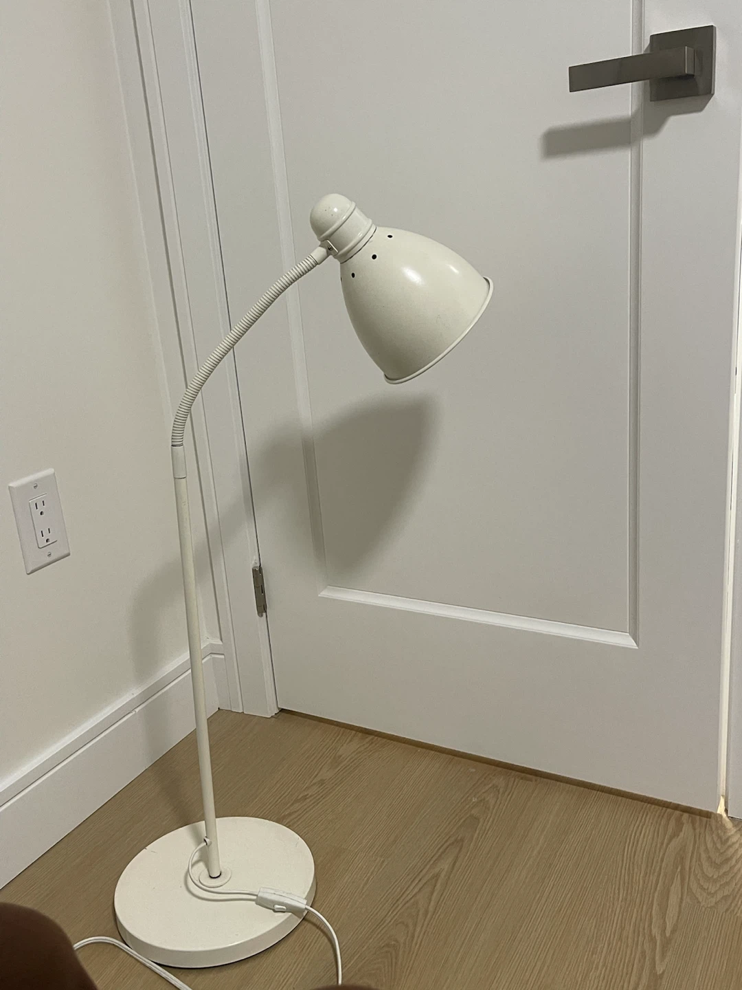 White Adjustable Floor Lamp