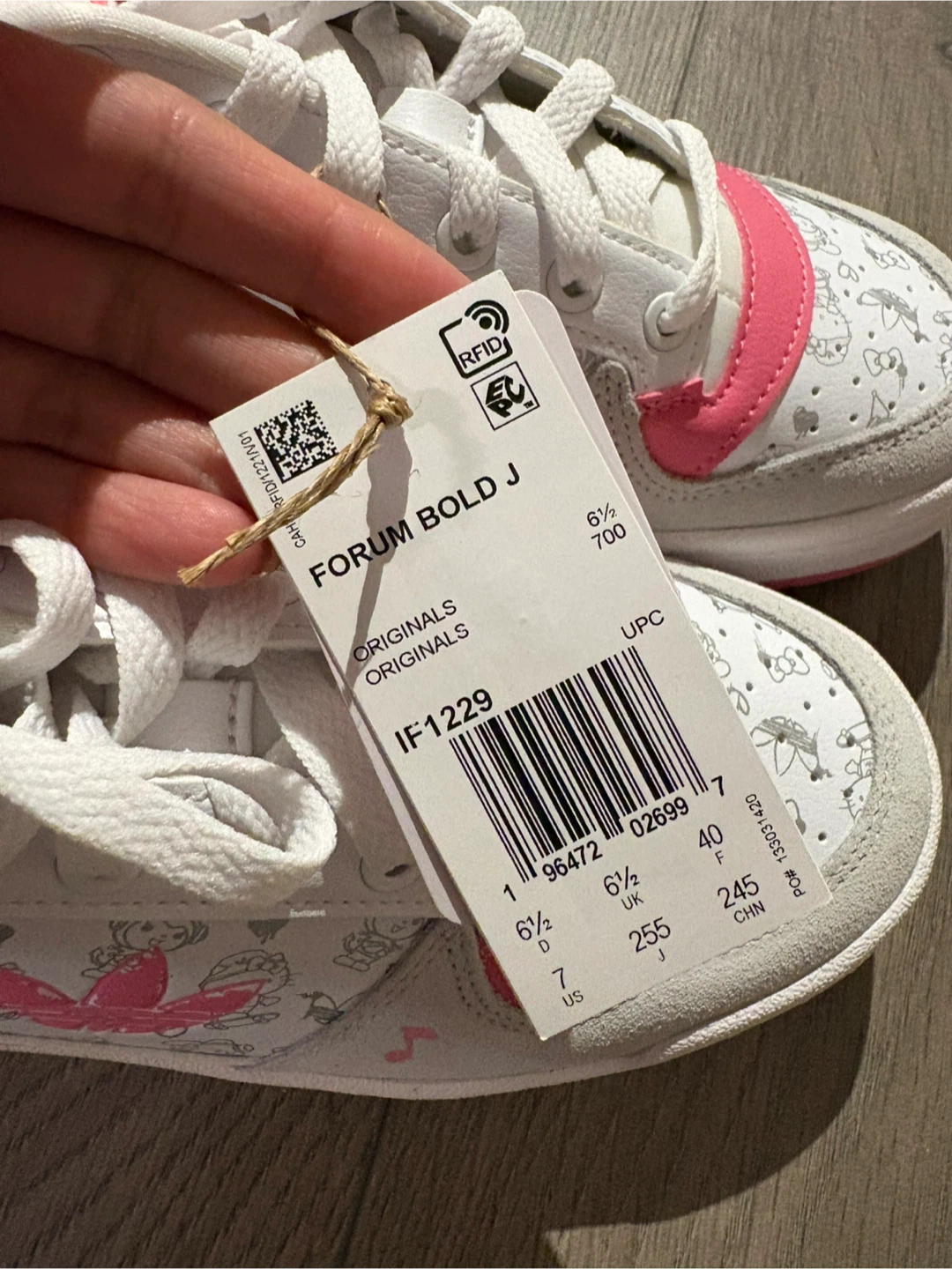 Adidas x Hello Kitty Forum Bold J Shoes - photo 4