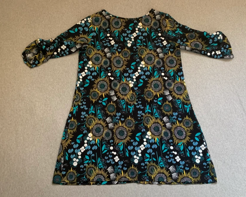 Mock Button-Down Pullover Tunic Dress - Size XL - photo 2