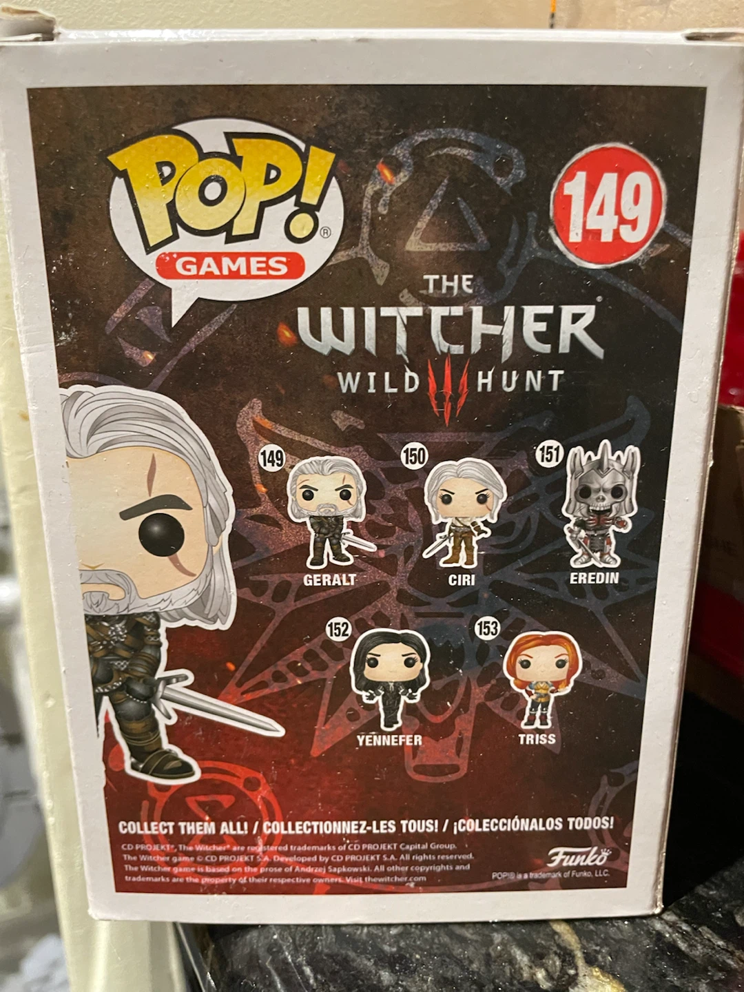 Funko Pop Games The Witcher 3 Geralt 149 - photo 2
