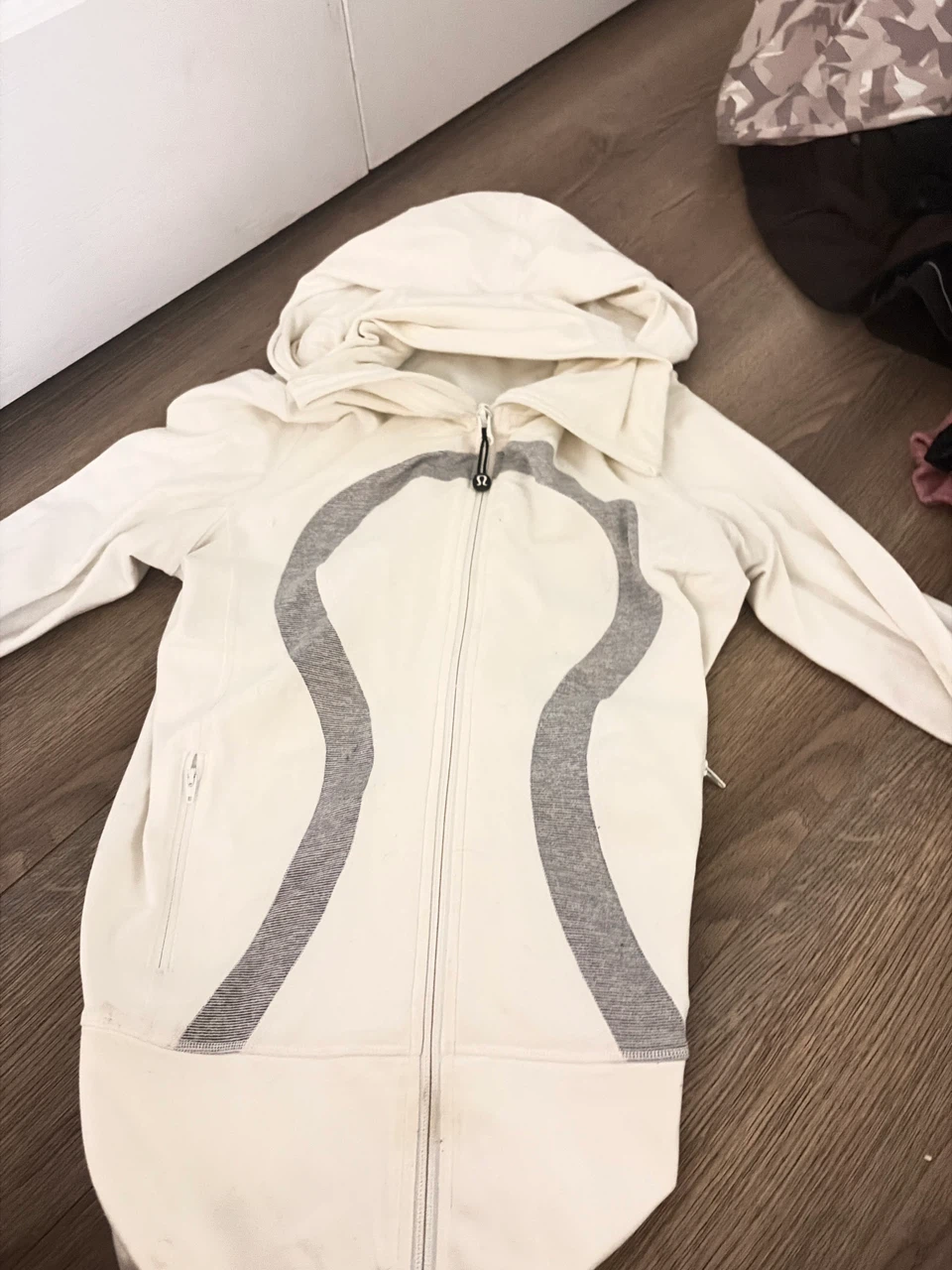 Lululemon  Hoodie White and Grey