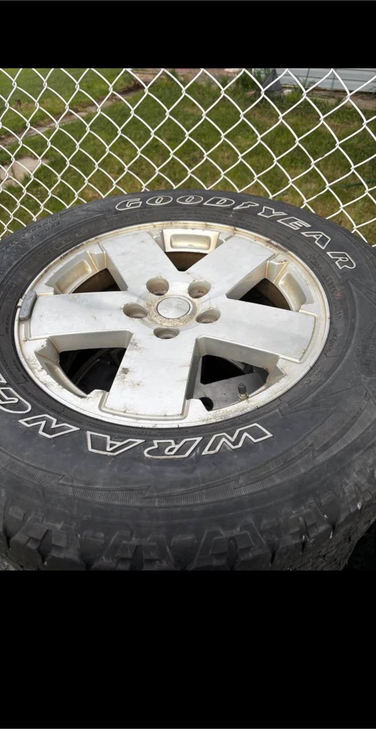 Goodyear Wrangler Tires with Jeep Rims