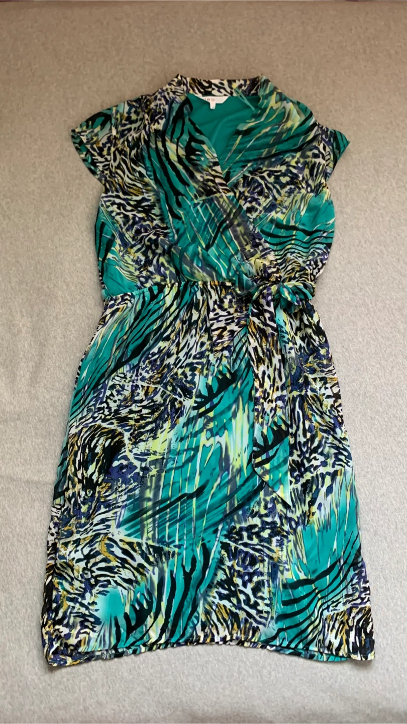 Cleo Abstract Print Dress - Size 12