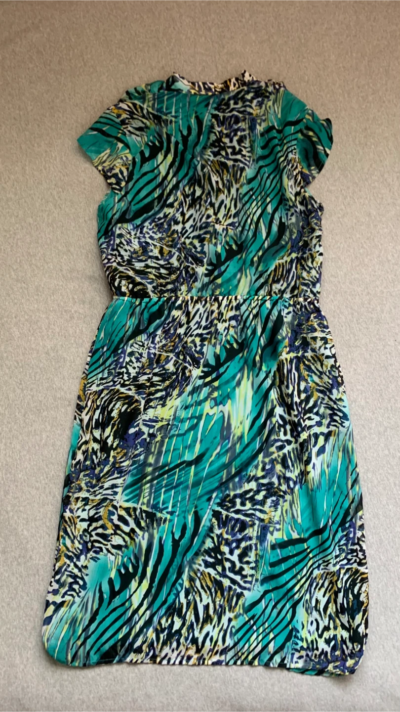Cleo Abstract Print Dress - Size 12 - photo 2