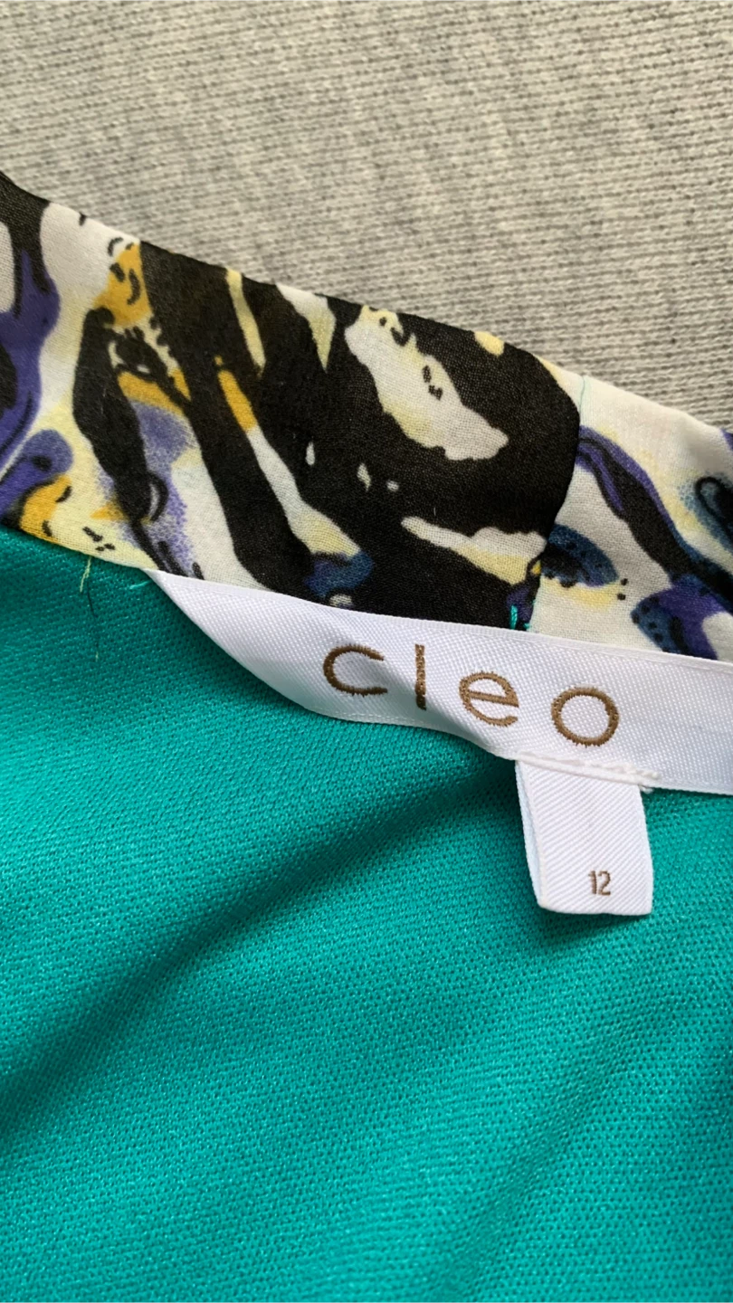 Cleo Abstract Print Dress - Size 12 - photo 4