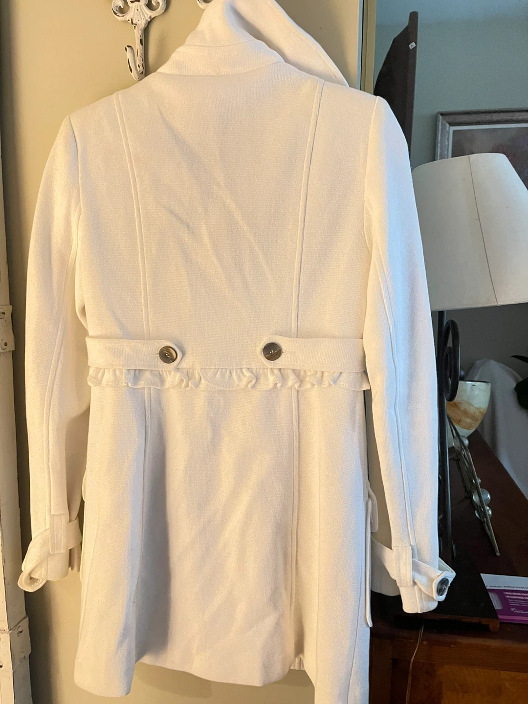 Nanette Lepore White Coat Size small - photo 5