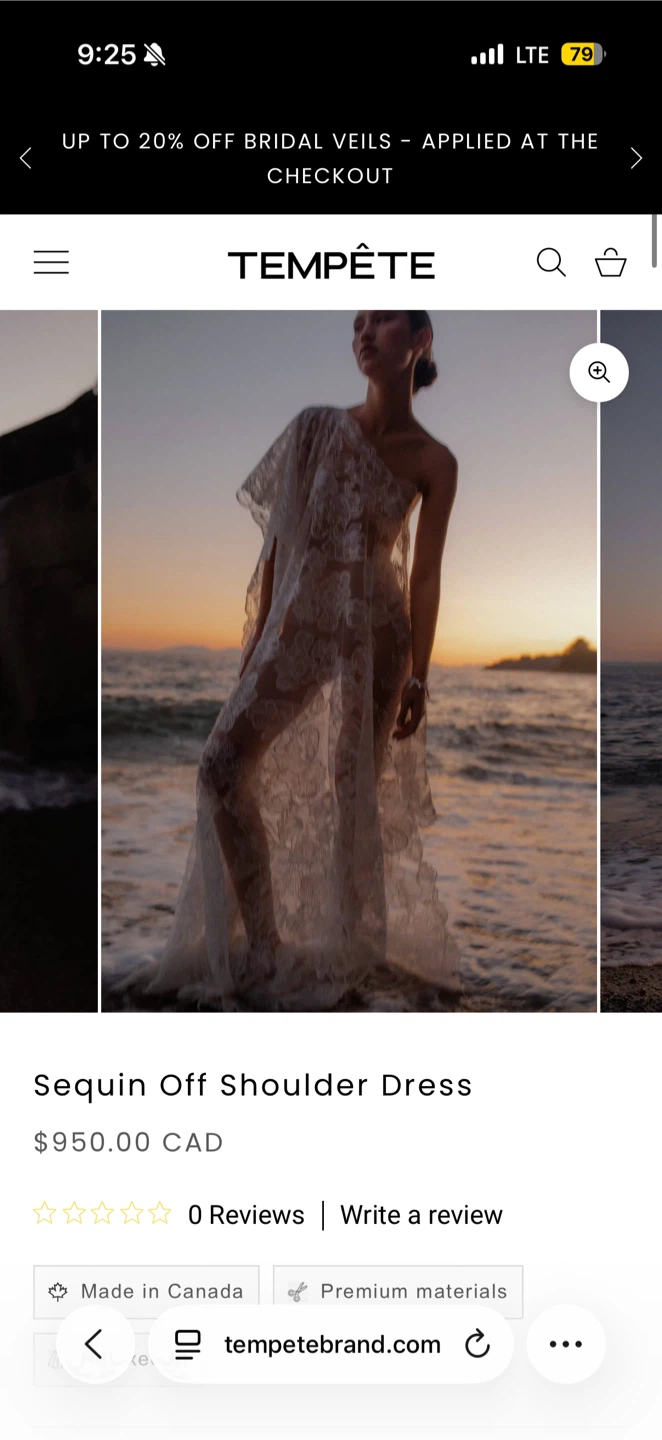 Tempete Sequin Off Shoulder Dress - photo 2