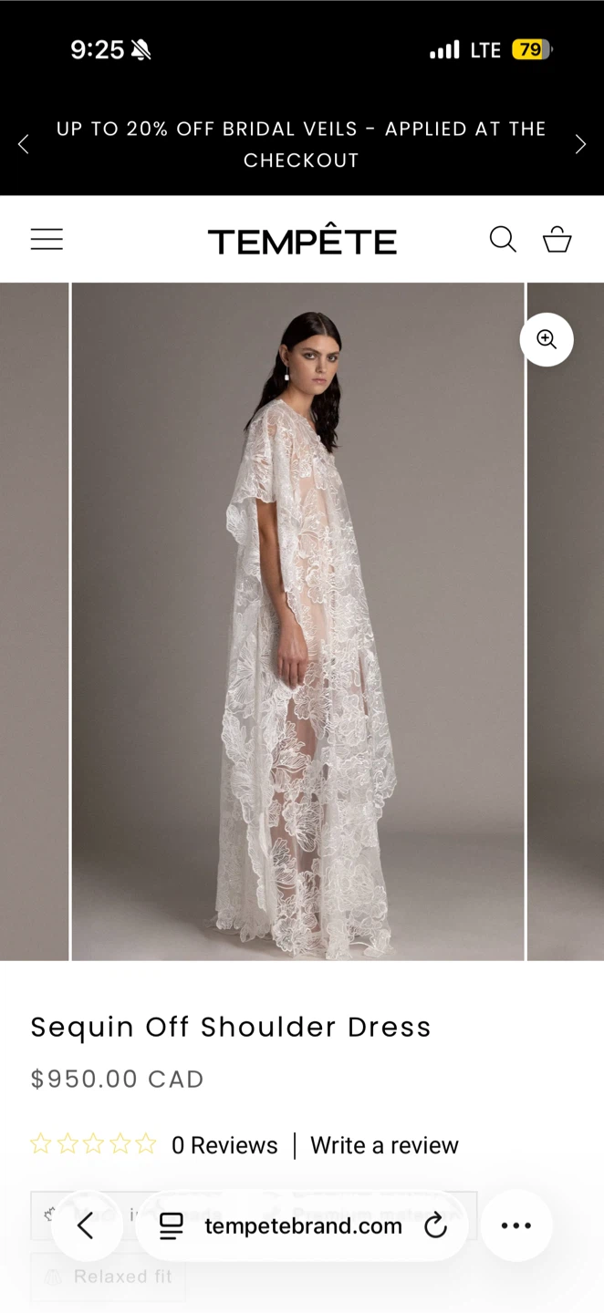 Tempete Sequin Off Shoulder Dress - photo 3