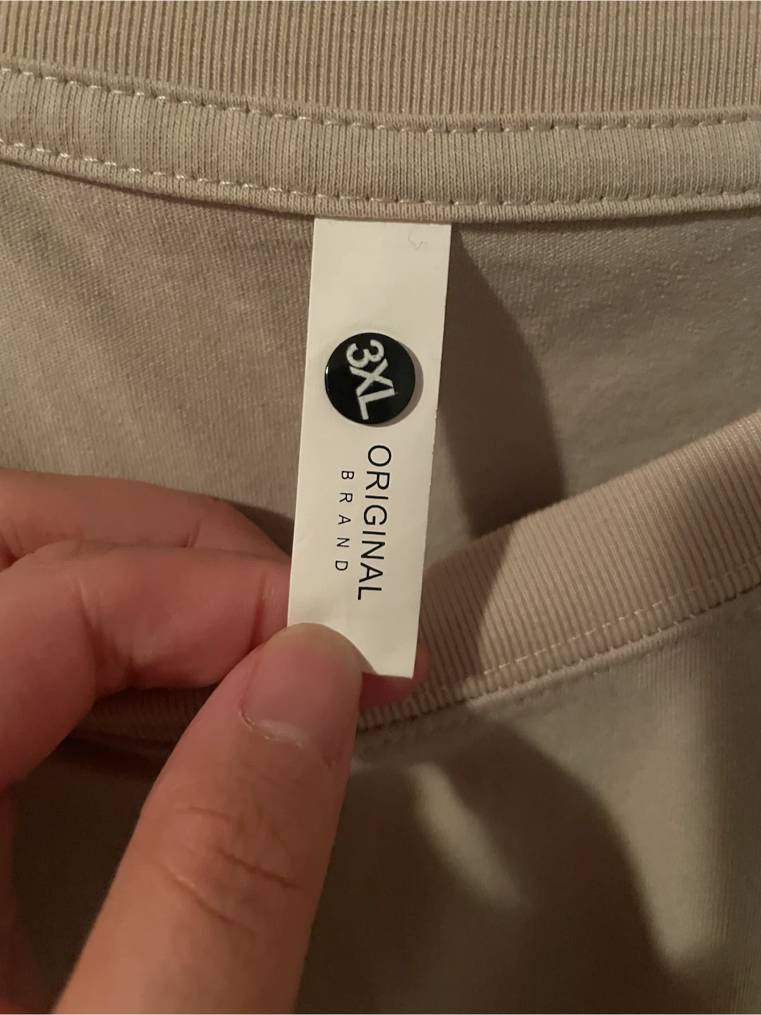 3XL Original Brand Beige T-Shirt - photo 2