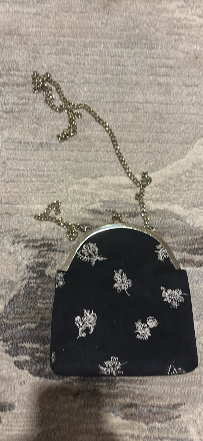 Fable England Victoriana Embroidered Cross Body Bag
