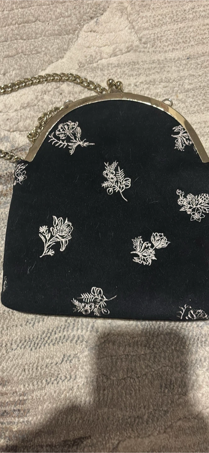 Fable England Victoriana Embroidered Cross Body Bag - photo 3