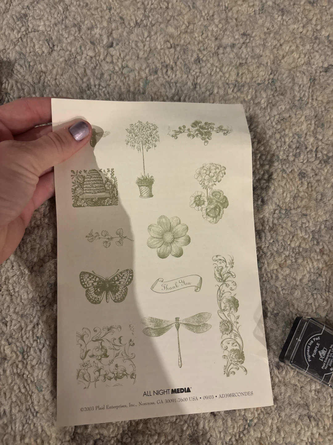 Anna Griffin Ribbon Assortment and Stamp Set - photo 3