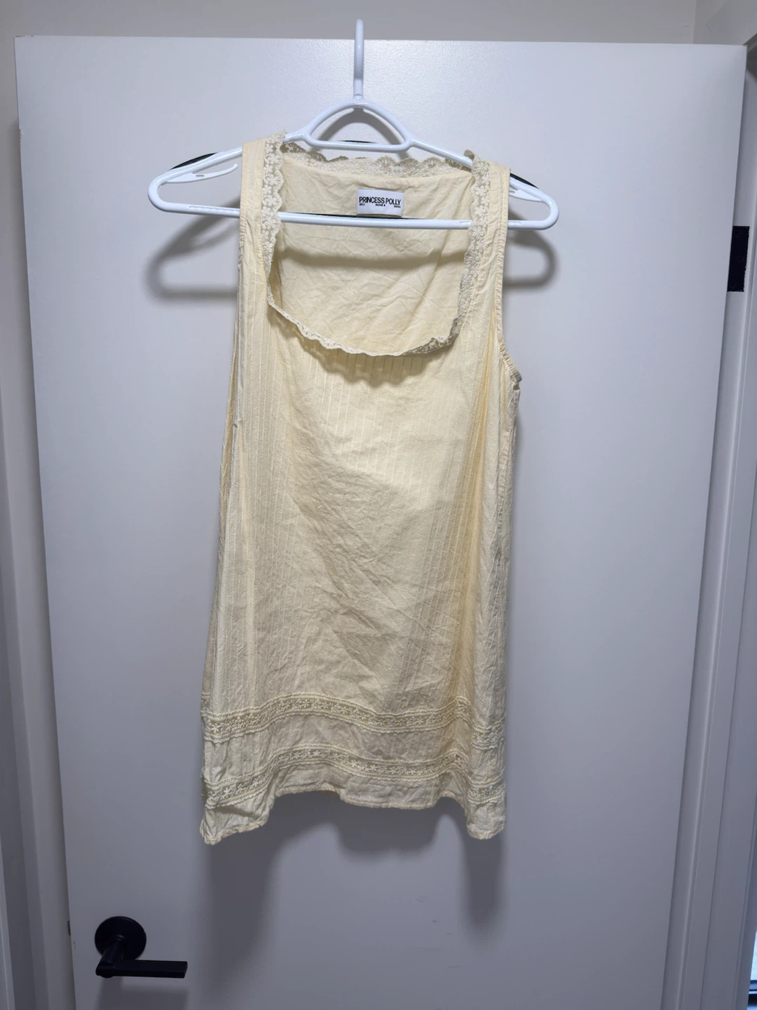 Princess Polly Yellow Lace Trim Dress - photo 2
