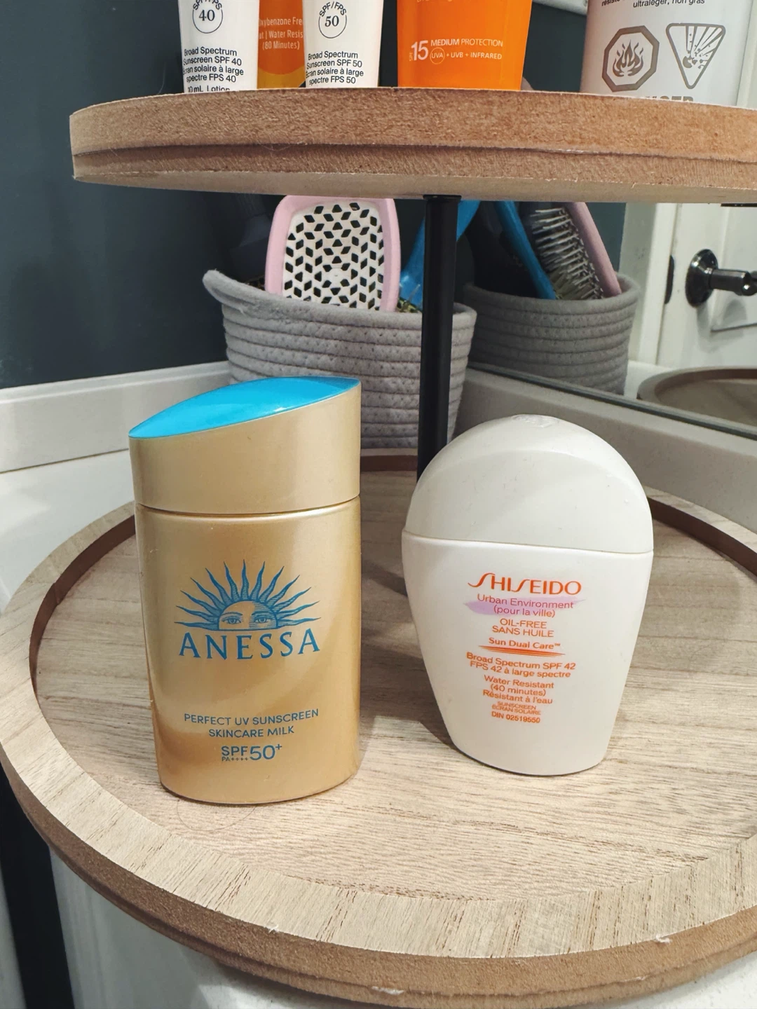 Sunscreen Duo: Anessa Gold Milk + Shiseido Urban Environment ☀️