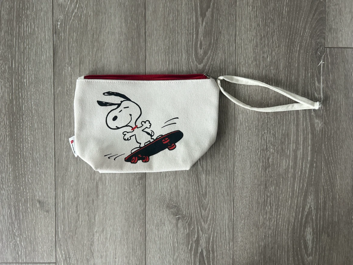 Snoopy Canvas Wristlet Pouch